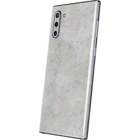 Light Grey Concrete Galaxy Note 10 Skin