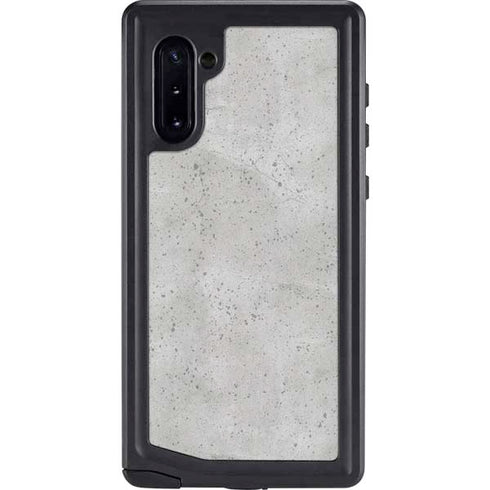 Light Grey Concrete Galaxy Note 10 Waterproof Case