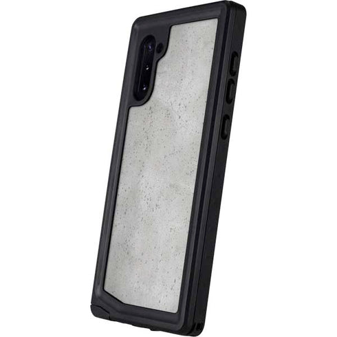 Light Grey Concrete Galaxy Note 10 Waterproof Case