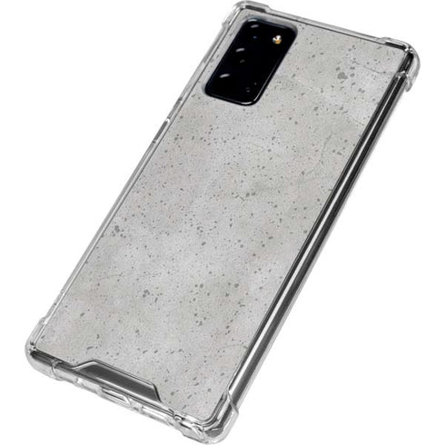 Light Grey Concrete Galaxy Note20 5G Clear Case