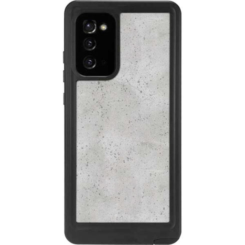 Light Grey Concrete Galaxy Note20 5G Waterproof Case
