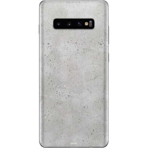 Light Grey Concrete Galaxy S10 Plus Skin