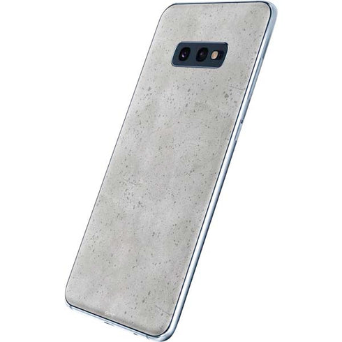 Light Grey Concrete Galaxy S10e Skin
