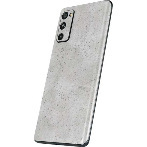 Light Grey Concrete Galaxy S20 Fan Edition Skin