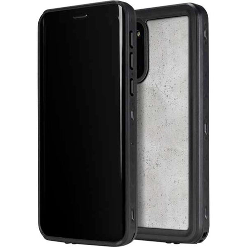 Light Grey Concrete Galaxy S20 Plus Waterproof Case