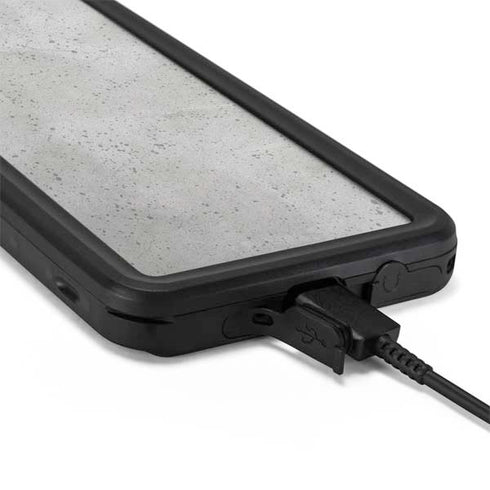 Light Grey Concrete Galaxy S20 Plus Waterproof Case