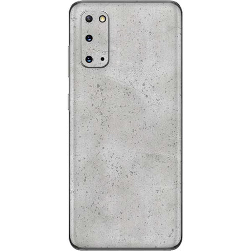 Light Grey Concrete Galaxy S20 Skin