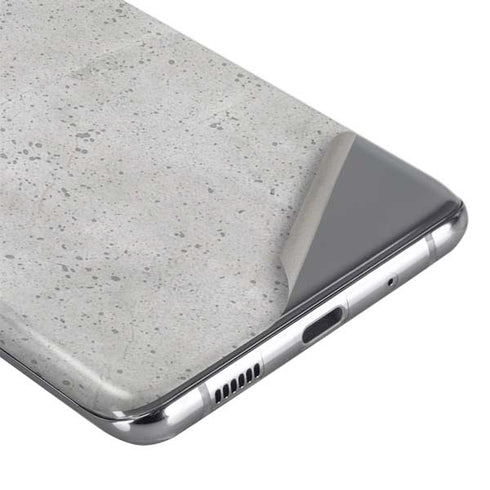 Light Grey Concrete Galaxy S20 Skin