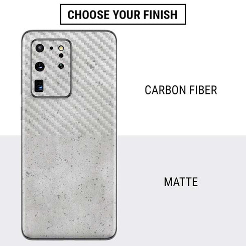 Light Grey Concrete Galaxy S20 Ultra 5G Skin