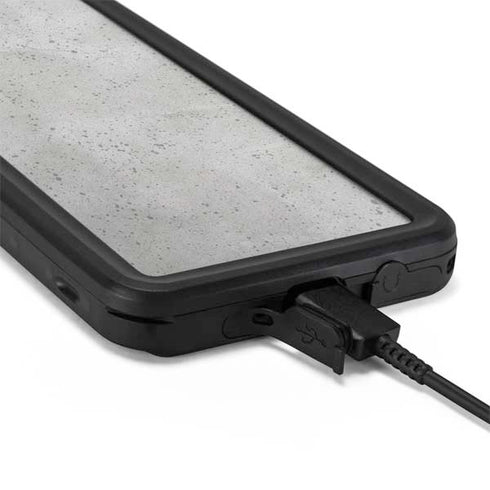 Light Grey Concrete Galaxy S20 Waterproof Case