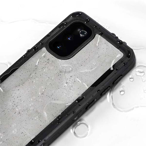 Light Grey Concrete Galaxy S20 Waterproof Case
