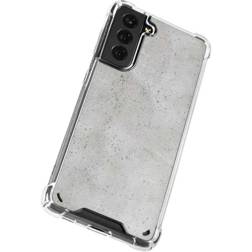 Light Grey Concrete Galaxy S21 5G Clear Case