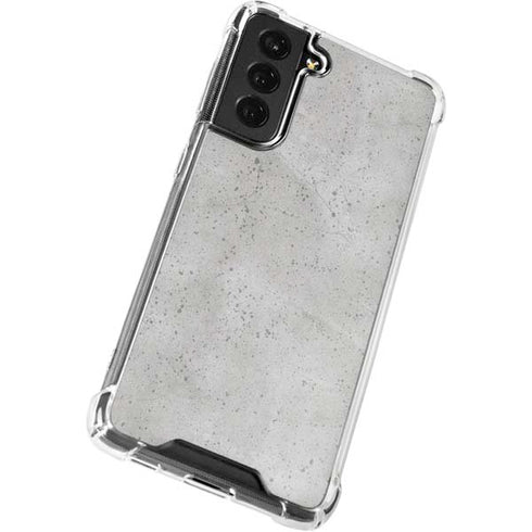 Light Grey Concrete Galaxy S21 FE Clear Case