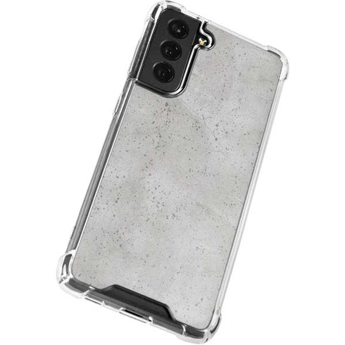 Light Grey Concrete Galaxy S22 Clear Case