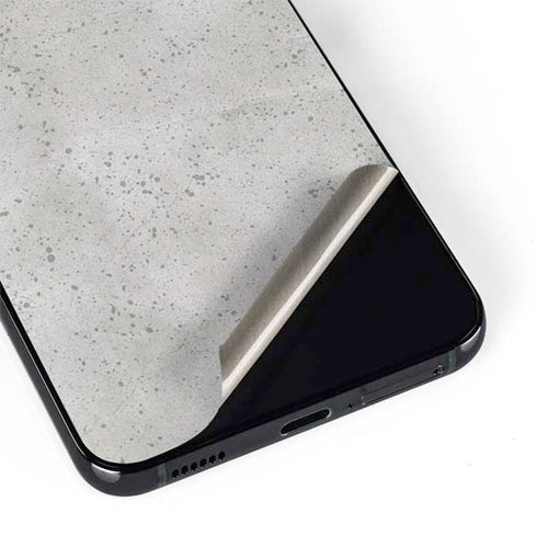 Light Grey Concrete Galaxy S22 Plus Skin