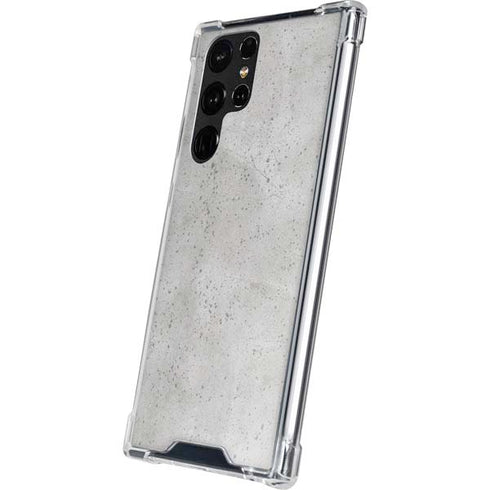 Light Grey Concrete Galaxy S22 Ultra Clear Case