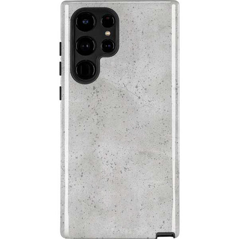 Light Grey Concrete Galaxy S22 Ultra Pro Case