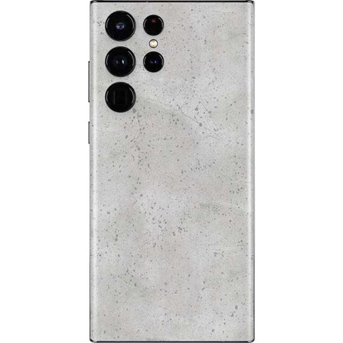 Light Grey Concrete Galaxy S22 Ultra Skin