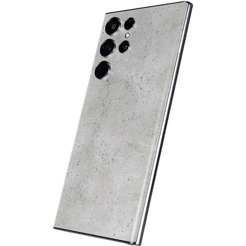Light Grey Concrete Galaxy S22 Ultra Skin