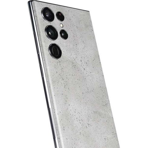 Light Grey Concrete Galaxy S22 Ultra Skin