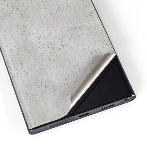 Light Grey Concrete Galaxy S22 Ultra Skin