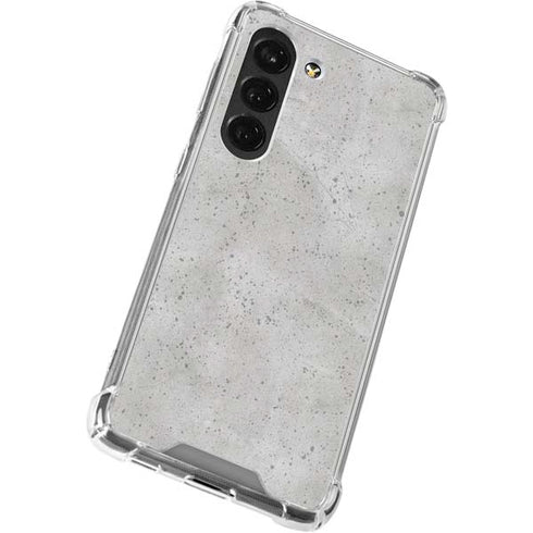 Light Grey Concrete Galaxy S23 Clear Case