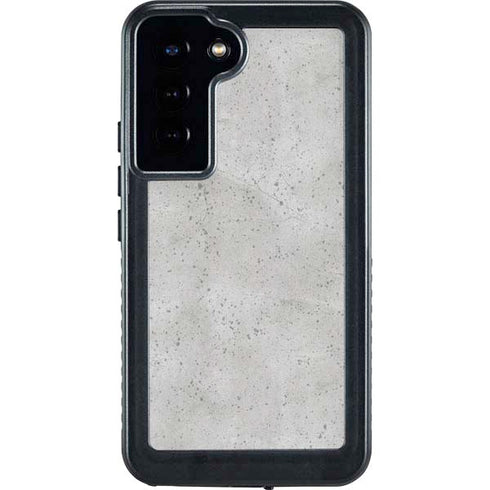 Light Grey Concrete Galaxy S23 Plus Waterproof Case
