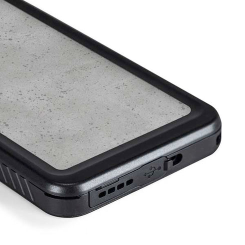 Light Grey Concrete Galaxy S23 Waterproof Case