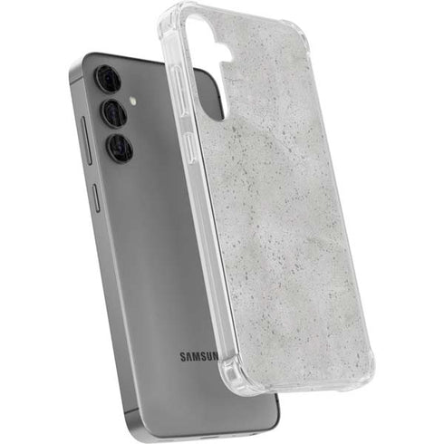 Light Grey Concrete Galaxy S24 Plus Clear Case