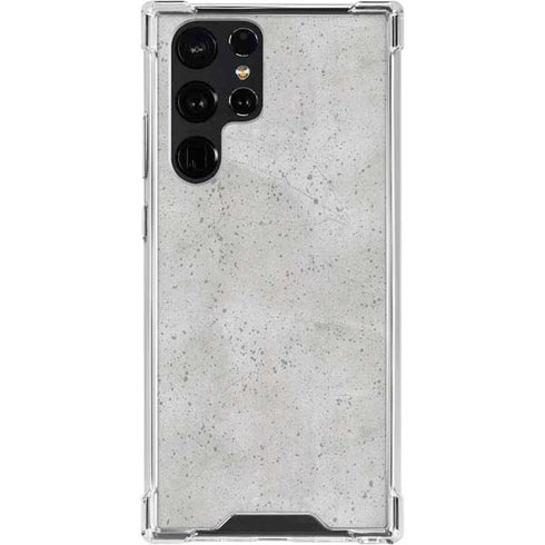 Light Grey Concrete Galaxy S24 Ultra Clear Case