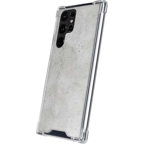 Light Grey Concrete Galaxy S24 Ultra Clear Case