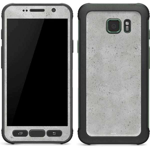 Light Grey Concrete Galaxy S7 Active Skin