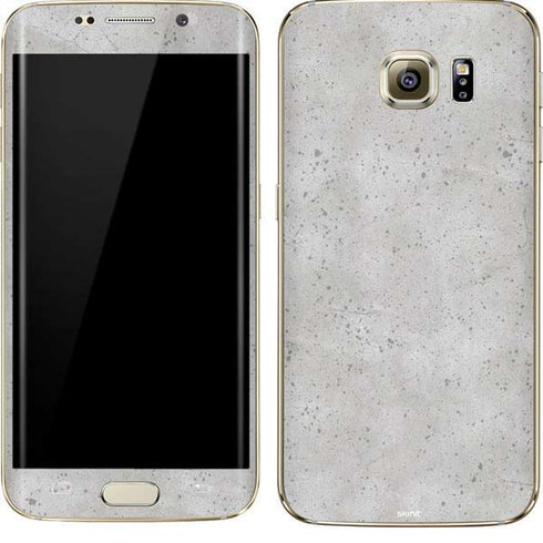 Light Grey Concrete Galaxy S7 Edge Skin