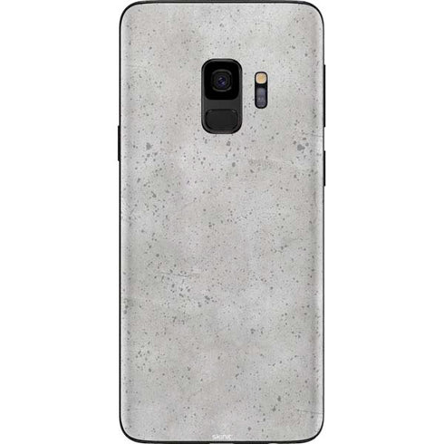 Light Grey Concrete Galaxy S9 Skin