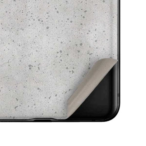 Light Grey Concrete Galaxy Z Flip Skin