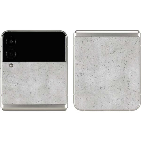Light Grey Concrete Galaxy Z Flip3 5G Skin
