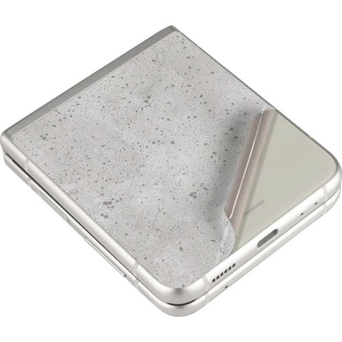 Light Grey Concrete Galaxy Z Flip3 5G Skin