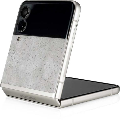 Light Grey Concrete Galaxy Z Flip3 5G Skin