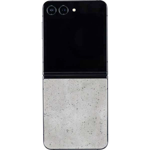 Light Grey Concrete Galaxy Z Flip5 5G Skin