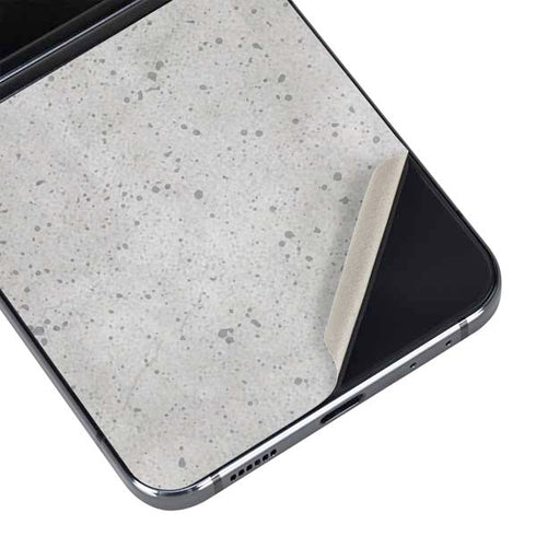 Light Grey Concrete Galaxy Z Flip5 5G Skin