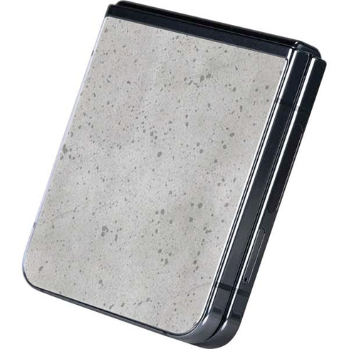 Light Grey Concrete Galaxy Z Flip5 5G Skin