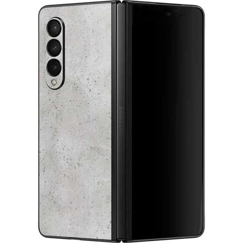 Light Grey Concrete Galaxy Z Fold3 5G Skin