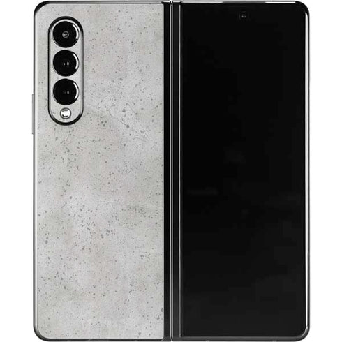 Light Grey Concrete Galaxy Z Fold3 5G Skin