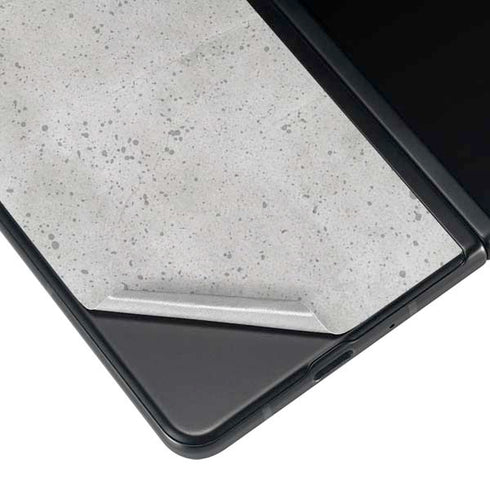 Light Grey Concrete Galaxy Z Fold3 5G Skin