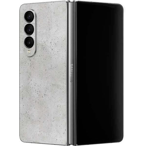 Light Grey Concrete Galaxy Z Fold4 5G Skin