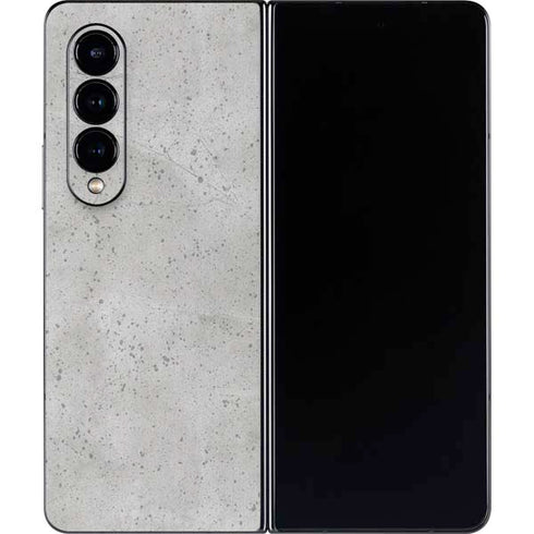 Light Grey Concrete Galaxy Z Fold4 5G Skin