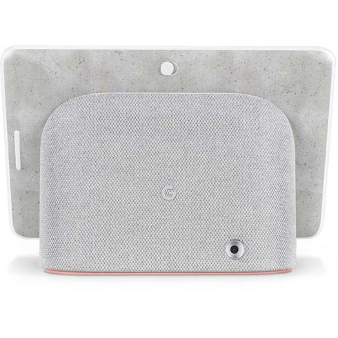 Light Grey Concrete Google Home Hub Skin