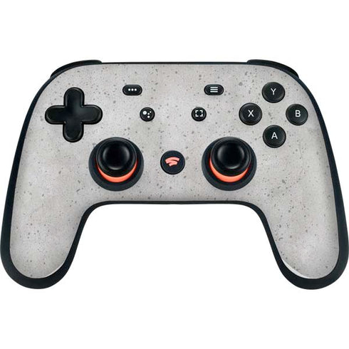 Light Grey Concrete Google Stadia Controller Skin