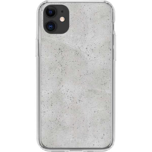 Light Grey Concrete iPhone 11 Clear Case