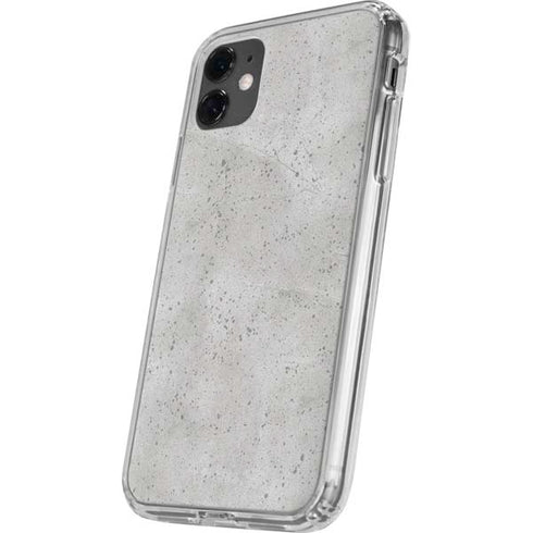 Light Grey Concrete iPhone 11 Clear Case